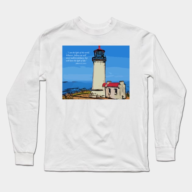 Light Of The World Long Sleeve T-Shirt by KirtTisdale